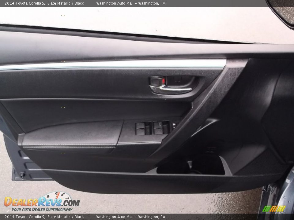2014 Toyota Corolla S Slate Metallic / Black Photo #12