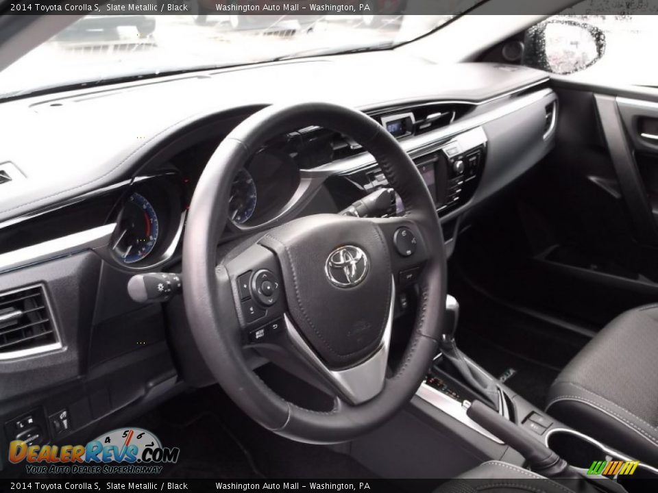 2014 Toyota Corolla S Slate Metallic / Black Photo #13