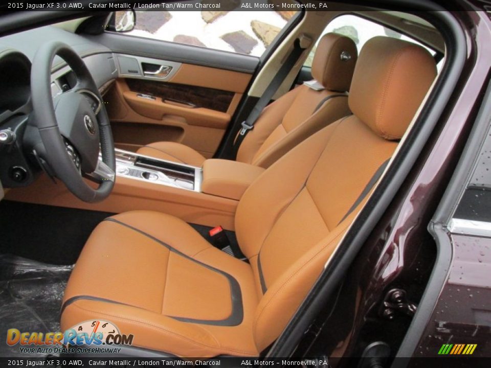 Front Seat of 2015 Jaguar XF 3.0 AWD Photo #14