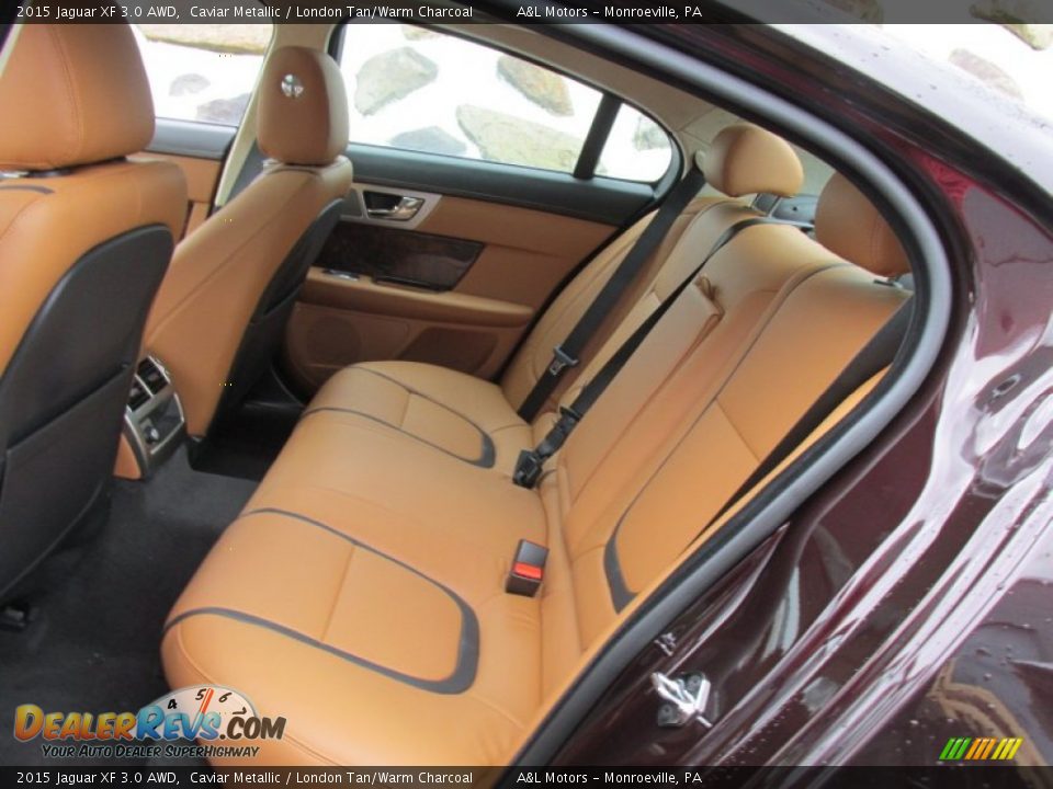 Rear Seat of 2015 Jaguar XF 3.0 AWD Photo #15