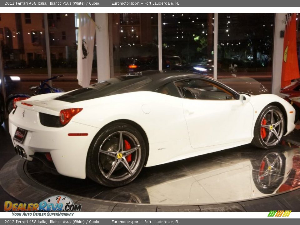 Bianco Avus (White) 2012 Ferrari 458 Italia Photo #2