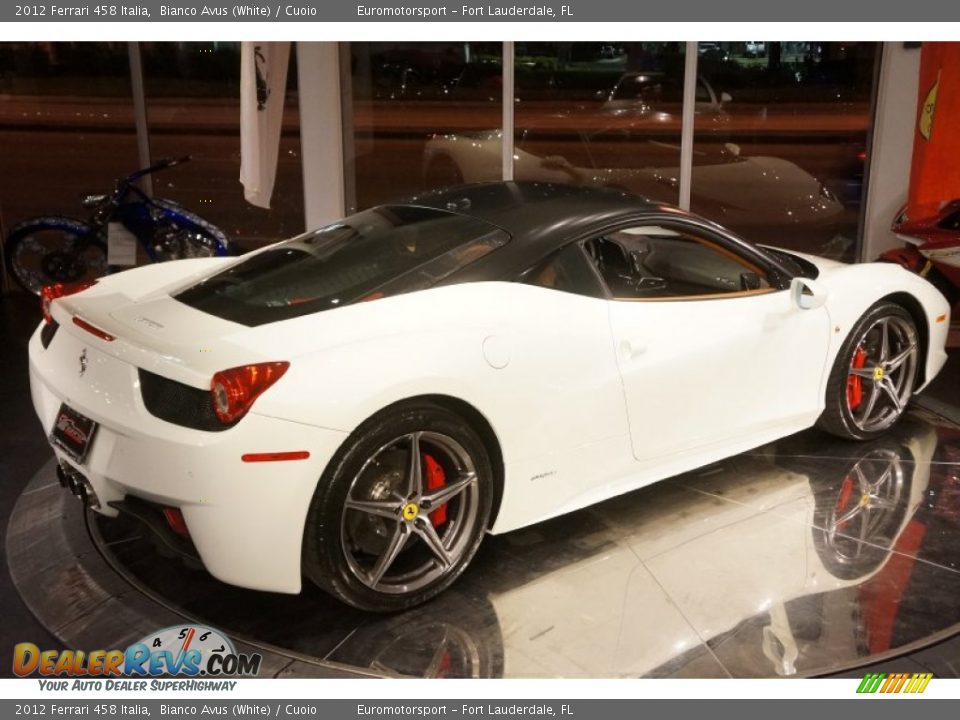 2012 Ferrari 458 Italia Bianco Avus (White) / Cuoio Photo #3