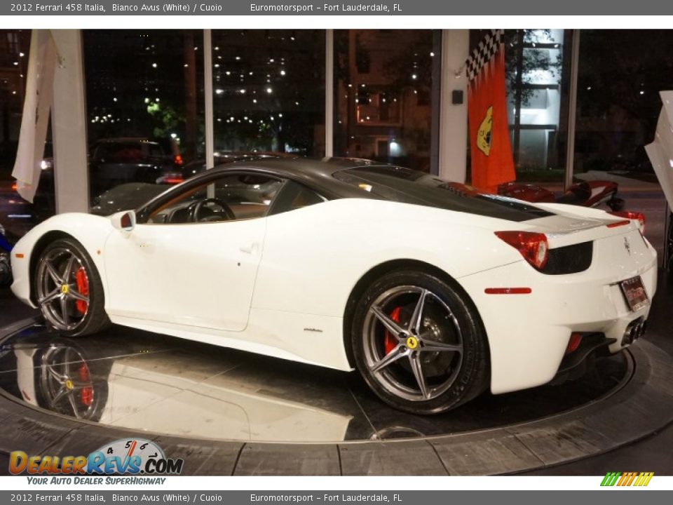 2012 Ferrari 458 Italia Bianco Avus (White) / Cuoio Photo #15