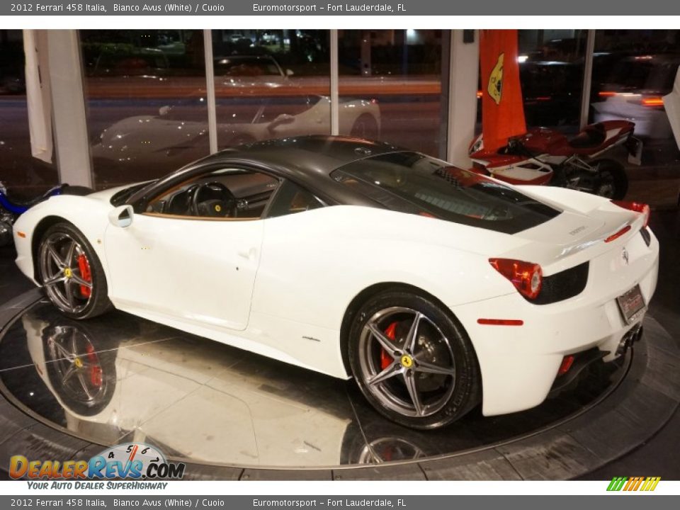 2012 Ferrari 458 Italia Bianco Avus (White) / Cuoio Photo #16