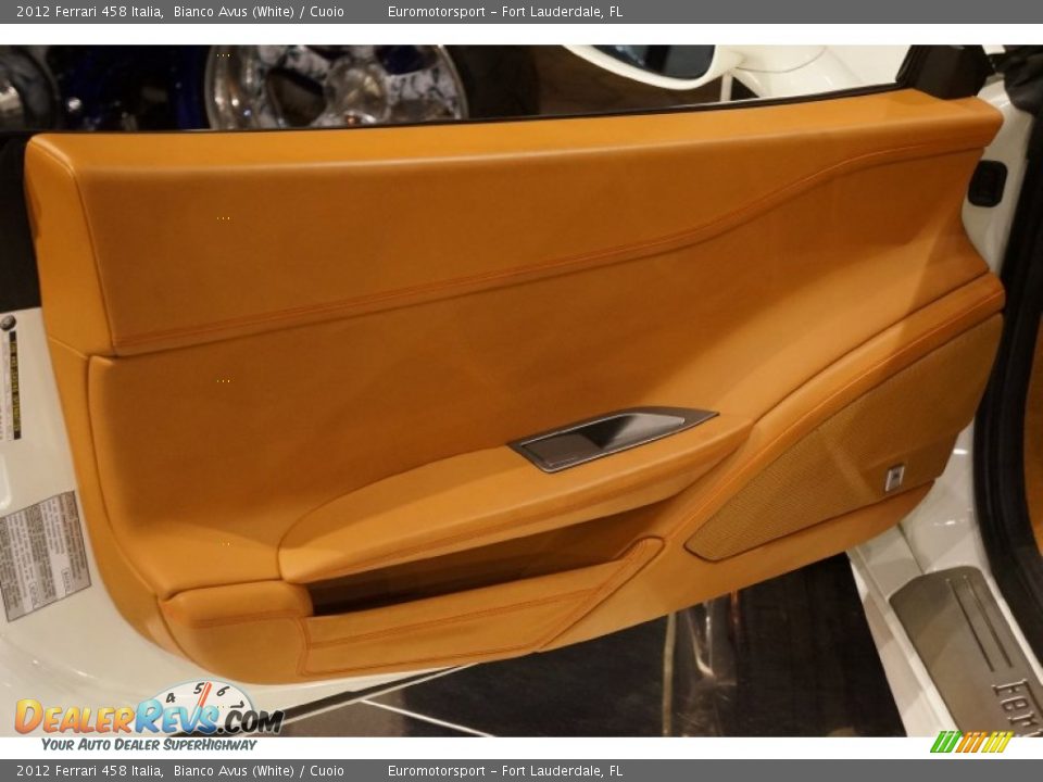 2012 Ferrari 458 Italia Bianco Avus (White) / Cuoio Photo #19