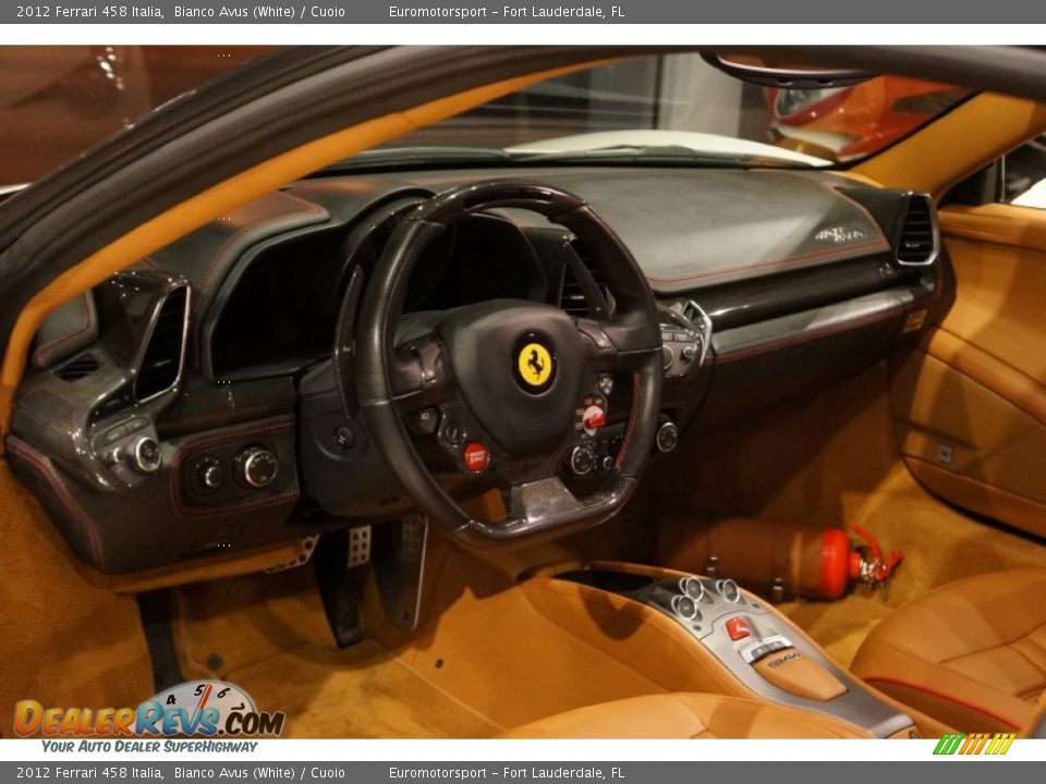 2012 Ferrari 458 Italia Bianco Avus (White) / Cuoio Photo #22