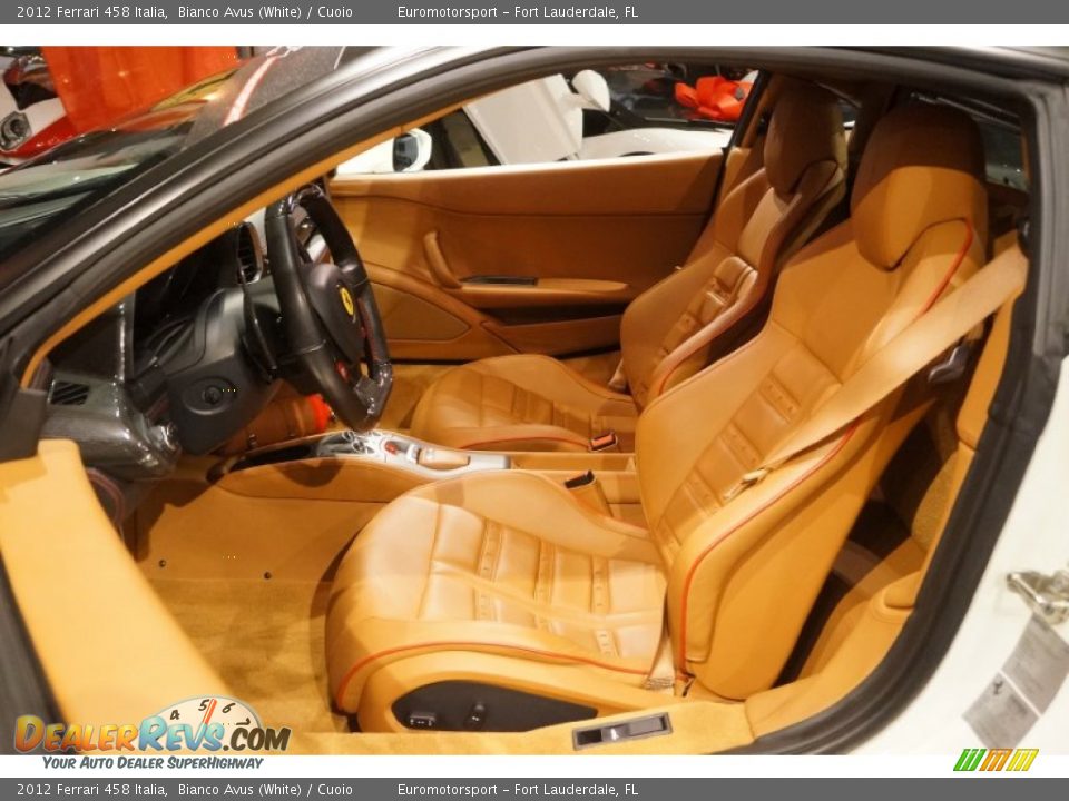 Front Seat of 2012 Ferrari 458 Italia Photo #23
