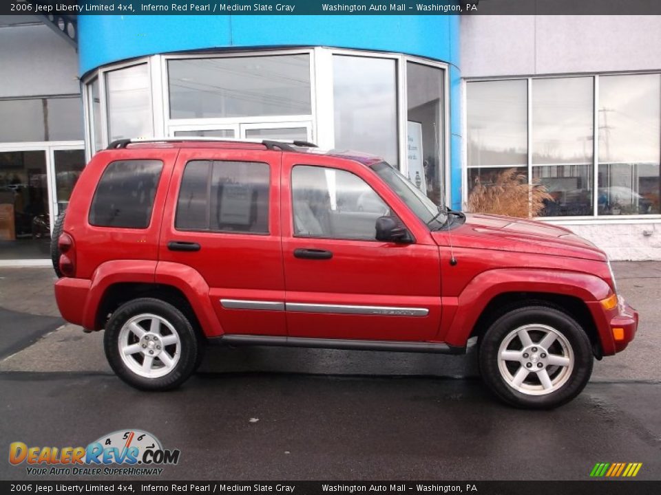 Inferno Red Pearl 2006 Jeep Liberty Limited 4x4 Photo #2