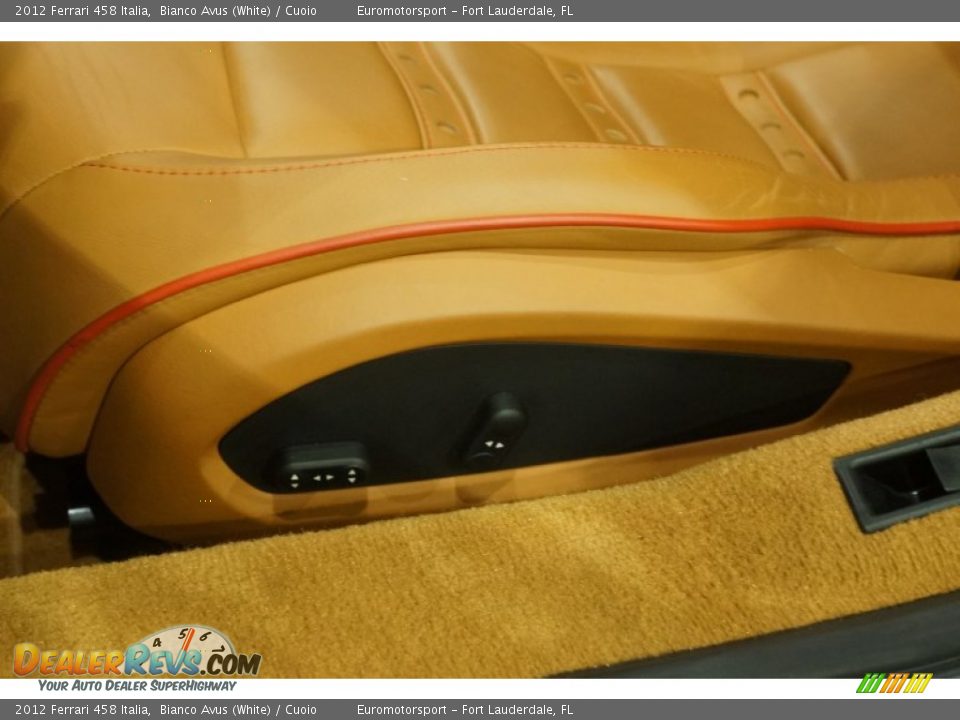 2012 Ferrari 458 Italia Bianco Avus (White) / Cuoio Photo #27