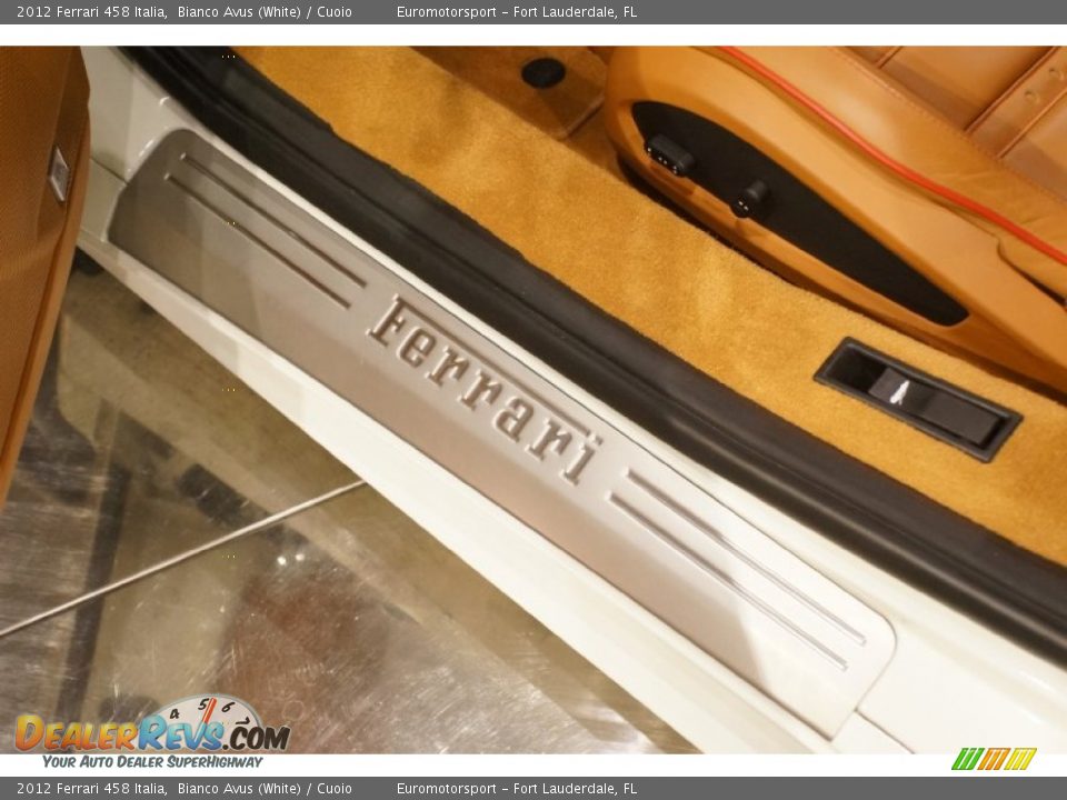 2012 Ferrari 458 Italia Bianco Avus (White) / Cuoio Photo #29