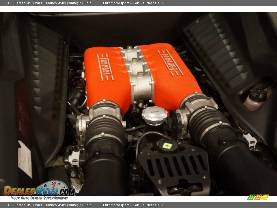 2012 Ferrari 458 Italia 4.5 Liter DI DOHC 32-Valve VVT V8 Engine Photo #30