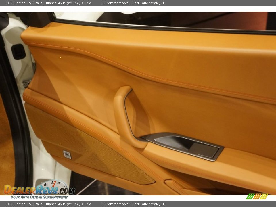2012 Ferrari 458 Italia Bianco Avus (White) / Cuoio Photo #32