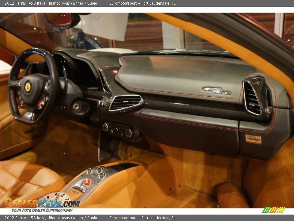 2012 Ferrari 458 Italia Bianco Avus (White) / Cuoio Photo #33