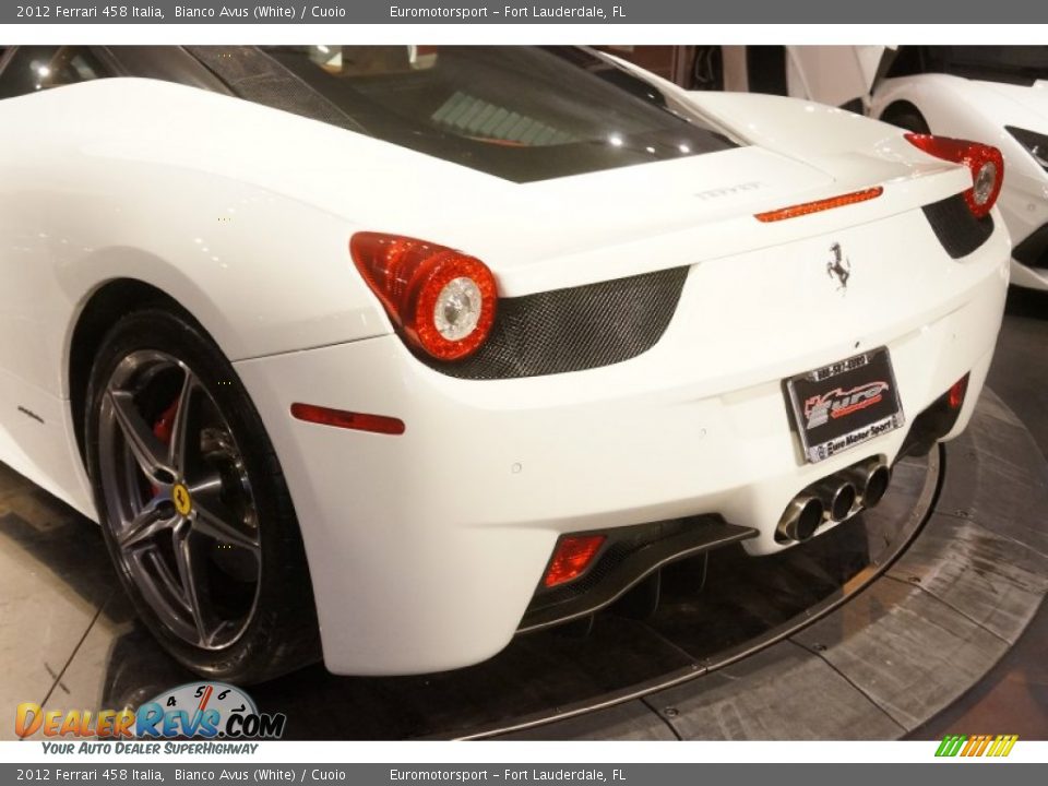 2012 Ferrari 458 Italia Bianco Avus (White) / Cuoio Photo #43
