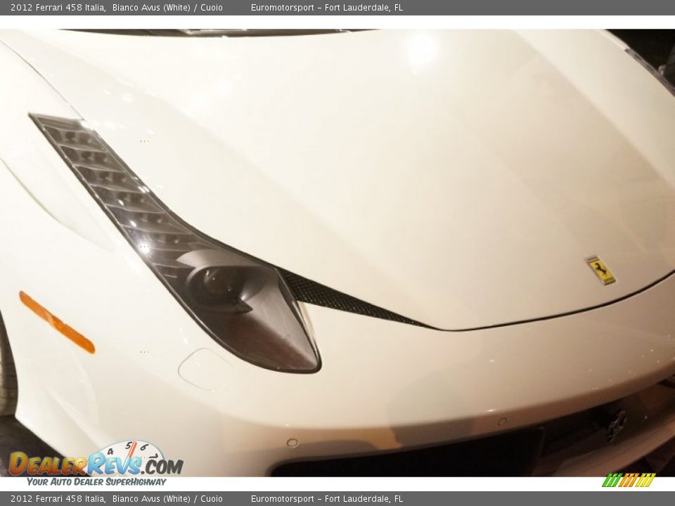 2012 Ferrari 458 Italia Bianco Avus (White) / Cuoio Photo #49