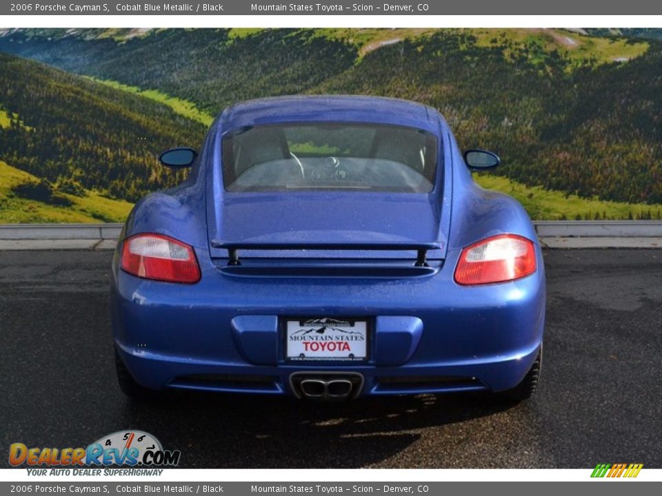 2006 Porsche Cayman S Cobalt Blue Metallic / Black Photo #8
