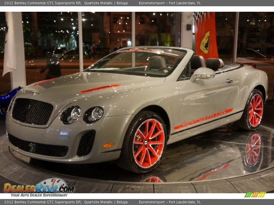 2012 Bentley Continental GTC Supersports ISR Quartzite Metallic / Beluga Photo #16