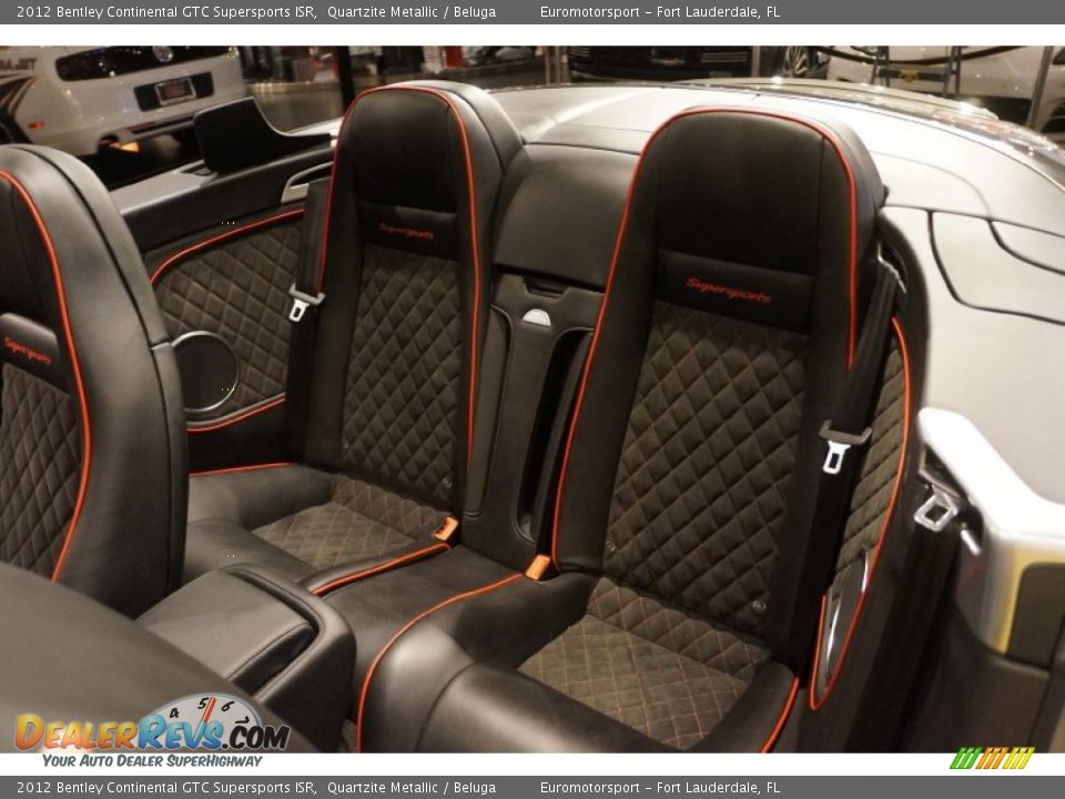 Rear Seat of 2012 Bentley Continental GTC Supersports ISR Photo #34