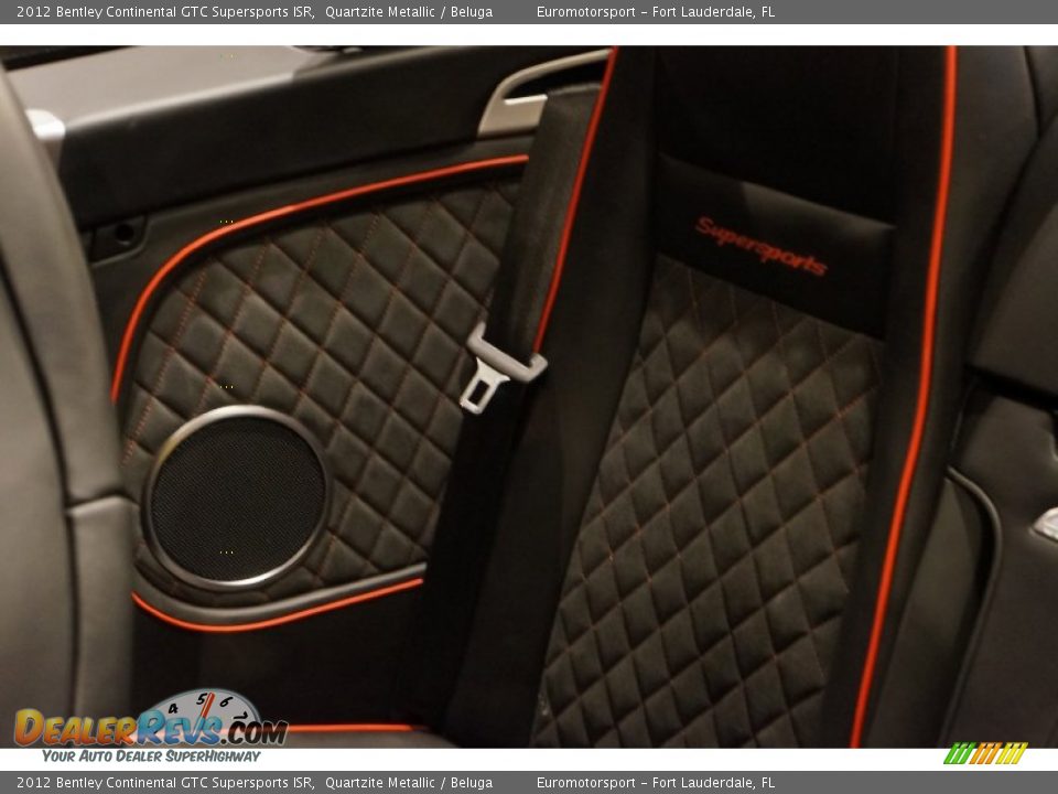 Rear Seat of 2012 Bentley Continental GTC Supersports ISR Photo #36