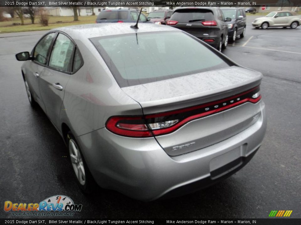 2015 Dodge Dart SXT Billet Silver Metallic / Black/Light Tungsten Accent Stitching Photo #3