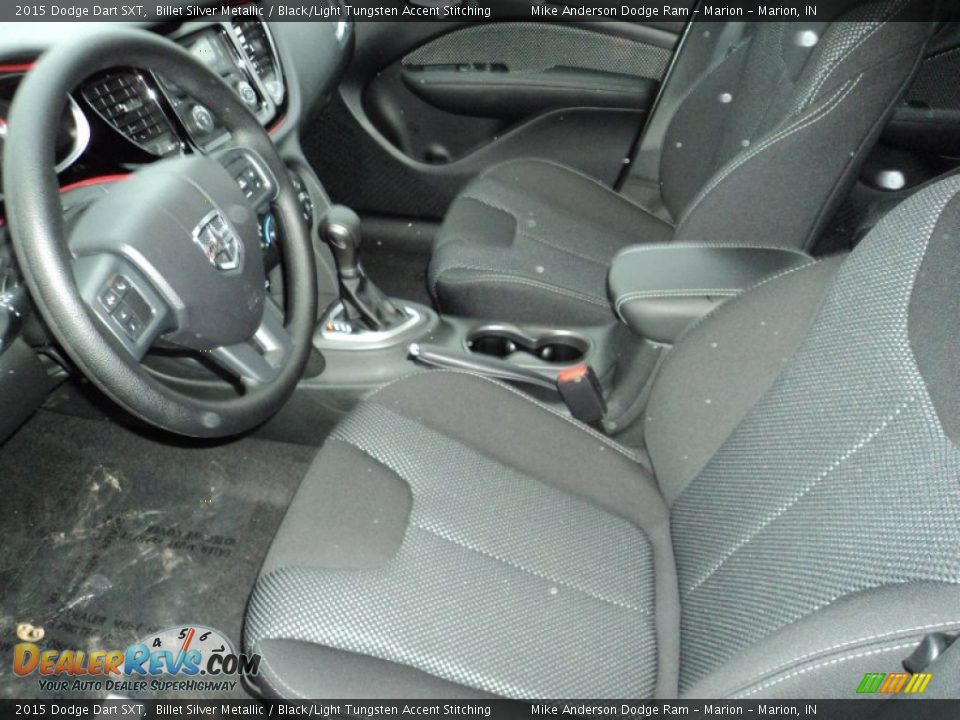 2015 Dodge Dart SXT Billet Silver Metallic / Black/Light Tungsten Accent Stitching Photo #5