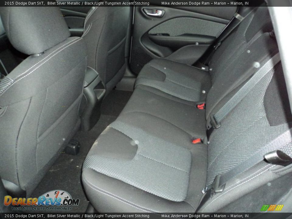 2015 Dodge Dart SXT Billet Silver Metallic / Black/Light Tungsten Accent Stitching Photo #8