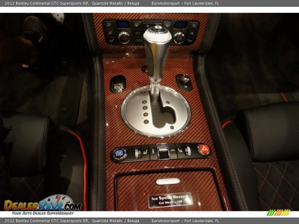 2012 Bentley Continental GTC Supersports ISR Shifter Photo #53
