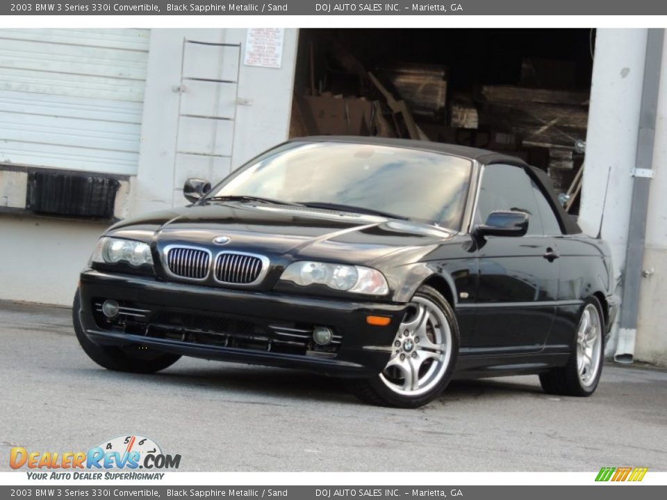 Front 3/4 View of 2003 BMW 3 Series 330i Convertible Photo #1