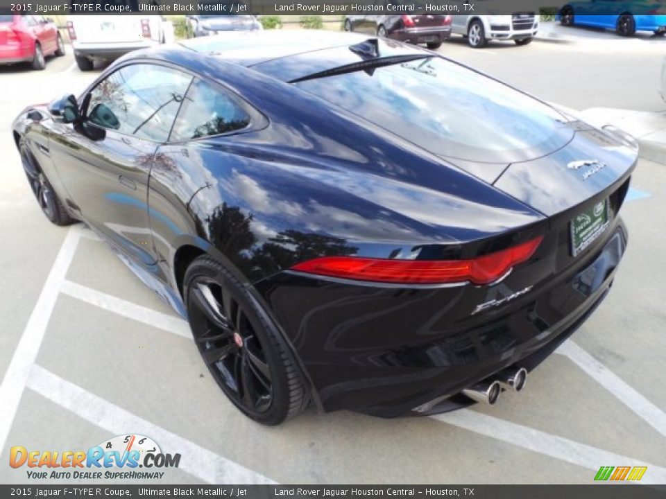 2015 Jaguar F-TYPE R Coupe Ultimate Black Metallic / Jet Photo #6