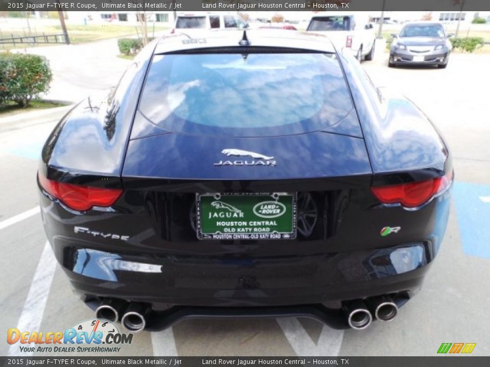 2015 Jaguar F-TYPE R Coupe Ultimate Black Metallic / Jet Photo #7