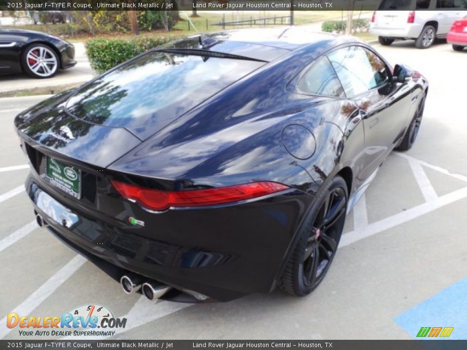 2015 Jaguar F-TYPE R Coupe Ultimate Black Metallic / Jet Photo #8