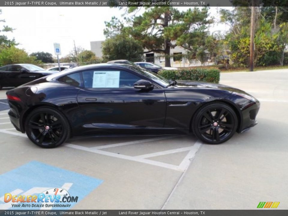 Ultimate Black Metallic 2015 Jaguar F-TYPE R Coupe Photo #9
