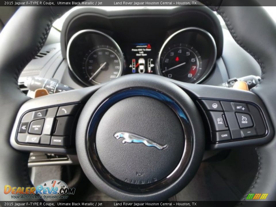 Controls of 2015 Jaguar F-TYPE R Coupe Photo #11