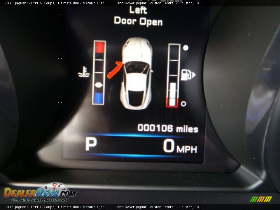 2015 Jaguar F-TYPE R Coupe Ultimate Black Metallic / Jet Photo #17