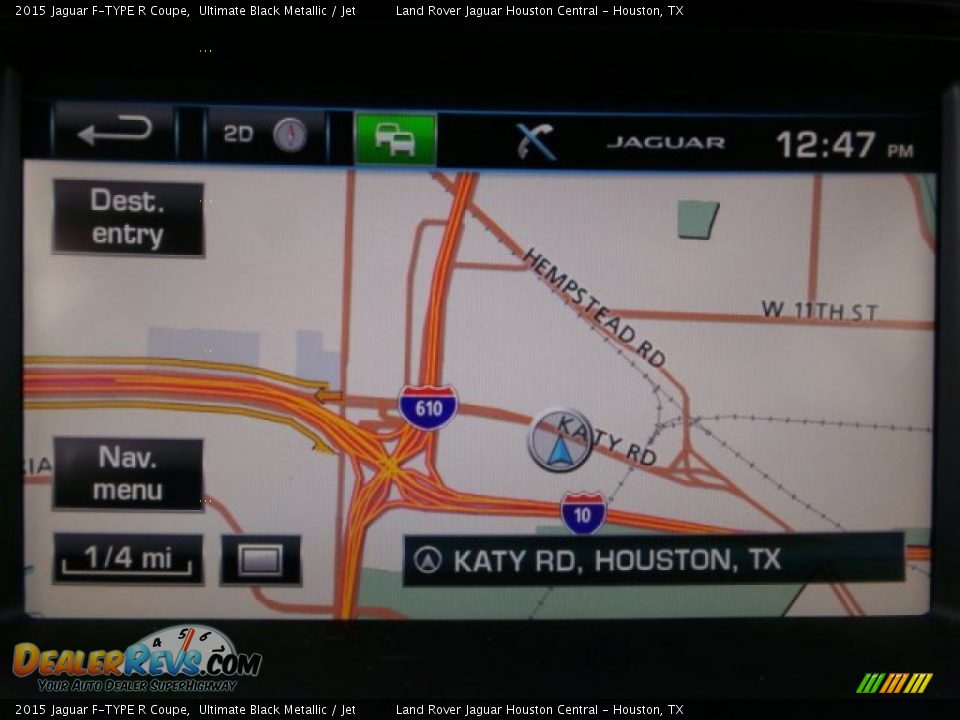 Navigation of 2015 Jaguar F-TYPE R Coupe Photo #19