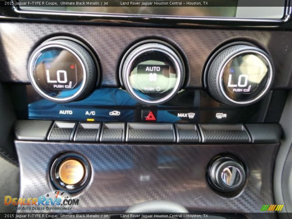 Controls of 2015 Jaguar F-TYPE R Coupe Photo #22