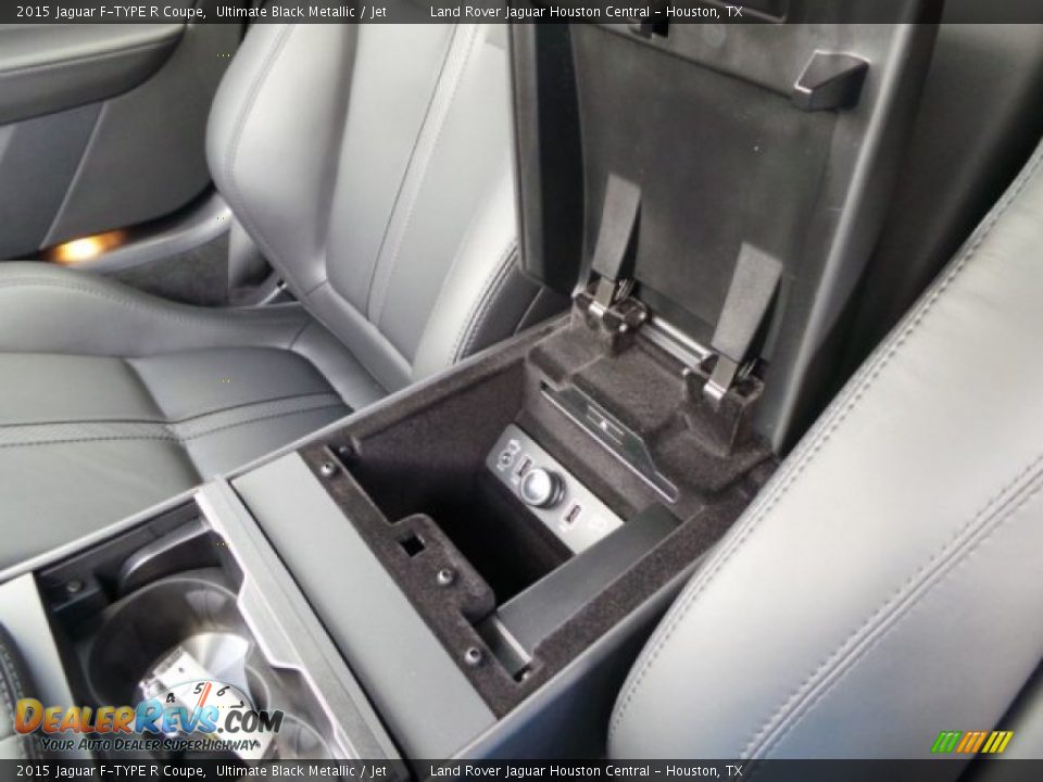 2015 Jaguar F-TYPE R Coupe Ultimate Black Metallic / Jet Photo #24