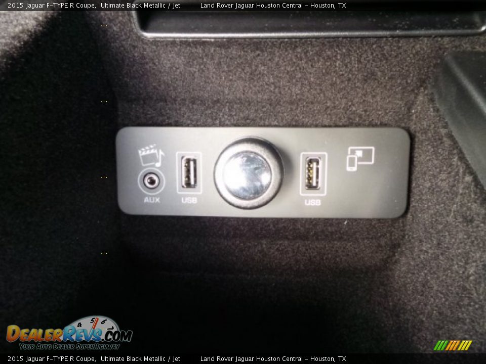 2015 Jaguar F-TYPE R Coupe Ultimate Black Metallic / Jet Photo #25