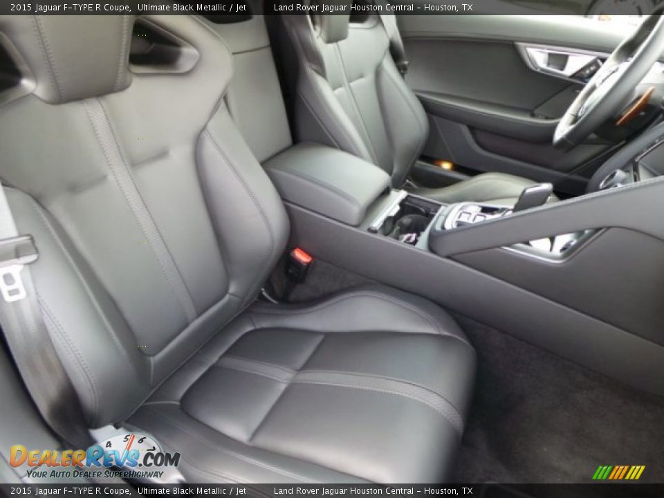 Jet Interior - 2015 Jaguar F-TYPE R Coupe Photo #29