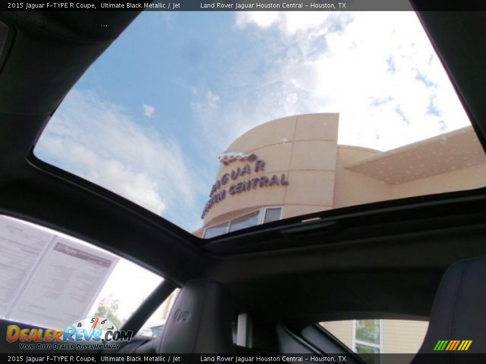 2015 Jaguar F-TYPE R Coupe Ultimate Black Metallic / Jet Photo #36
