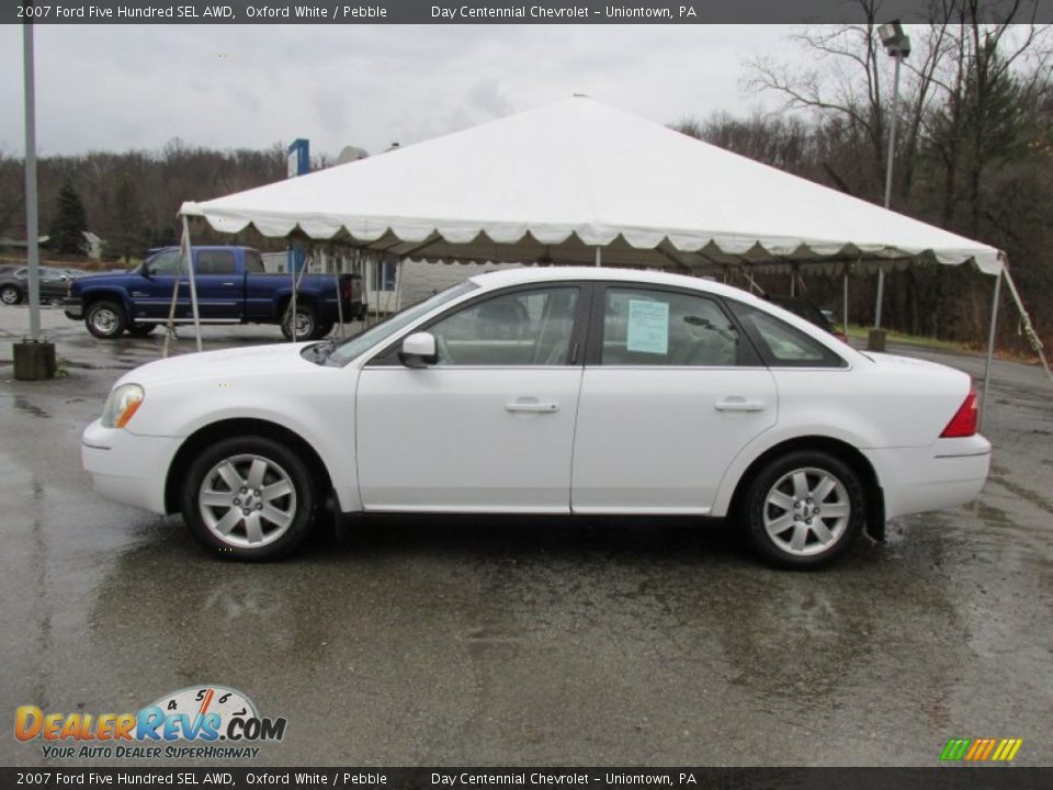 2007 Ford Five Hundred SEL AWD Oxford White / Pebble Photo #2