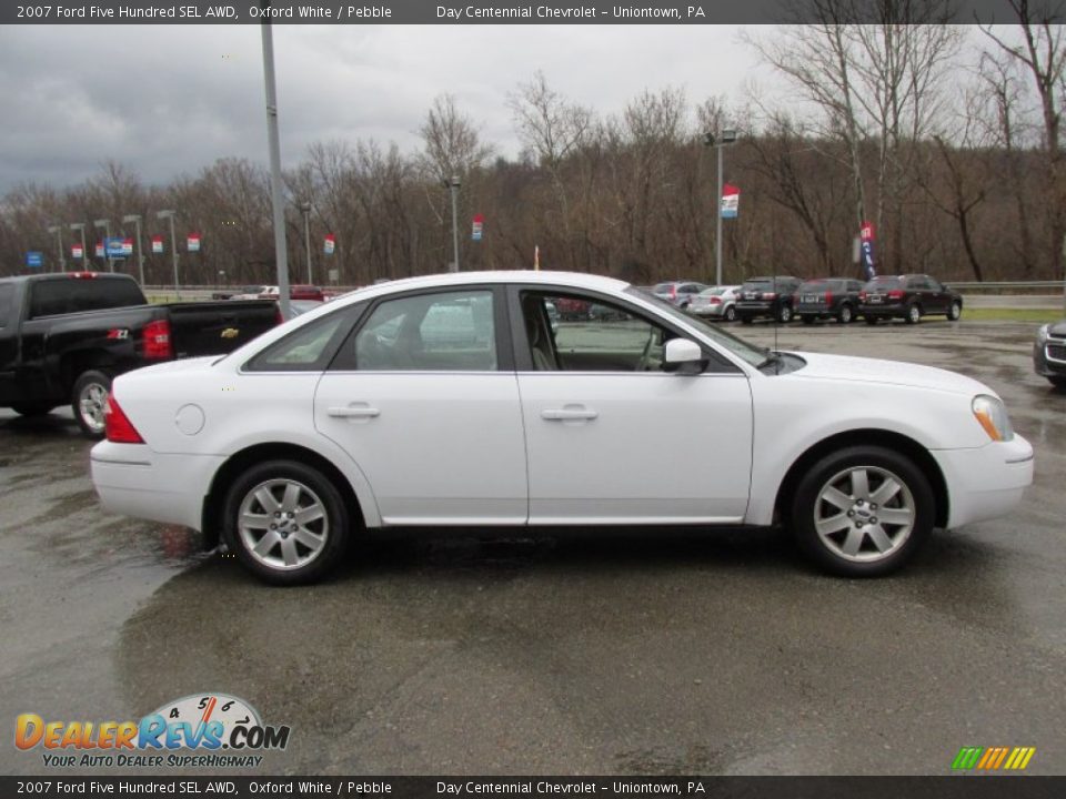 2007 Ford Five Hundred SEL AWD Oxford White / Pebble Photo #10