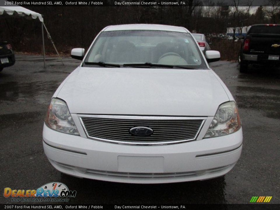 2007 Ford Five Hundred SEL AWD Oxford White / Pebble Photo #13