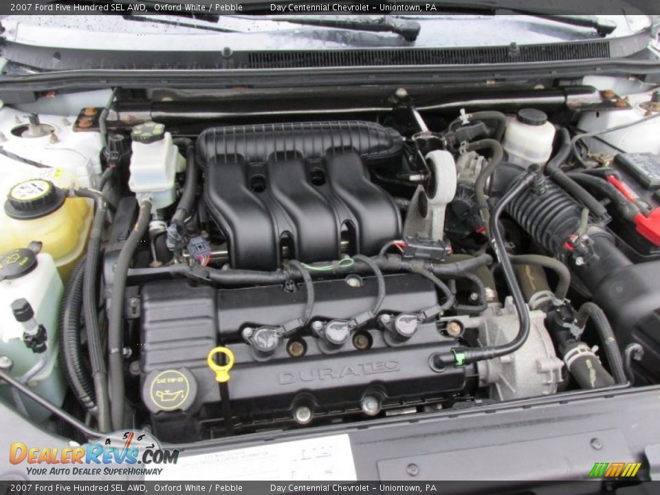 2007 Ford Five Hundred SEL AWD Oxford White / Pebble Photo #16