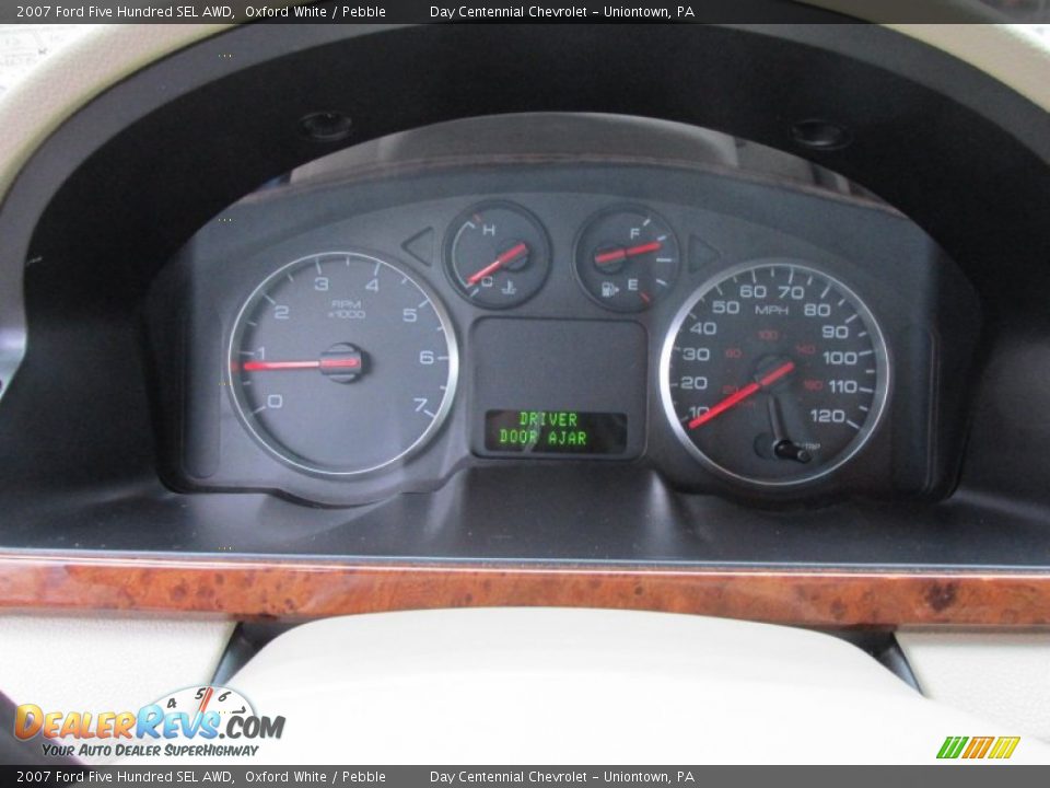 2007 Ford Five Hundred SEL AWD Oxford White / Pebble Photo #34