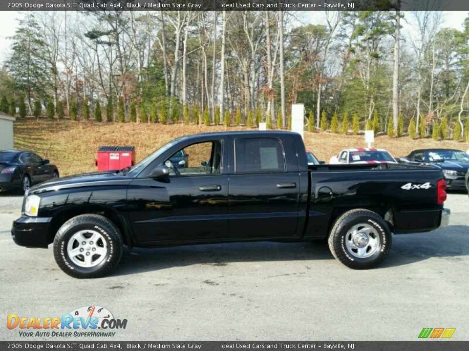 Black 2005 Dodge Dakota SLT Quad Cab 4x4 Photo #20