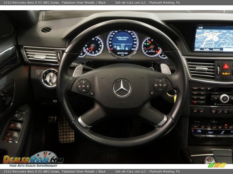 2010 Mercedes-Benz E 63 AMG Sedan Palladium Silver Metallic / Black Photo #25