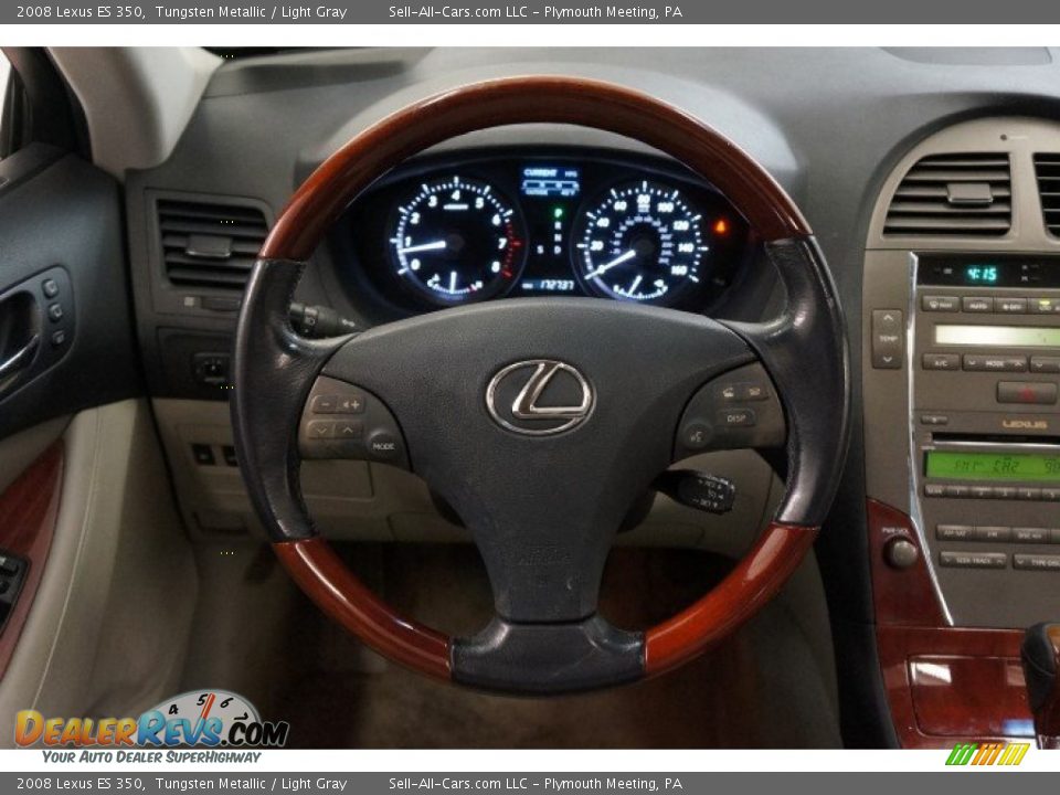 2008 Lexus ES 350 Tungsten Metallic / Light Gray Photo #22