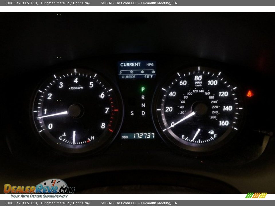 2008 Lexus ES 350 Tungsten Metallic / Light Gray Photo #30