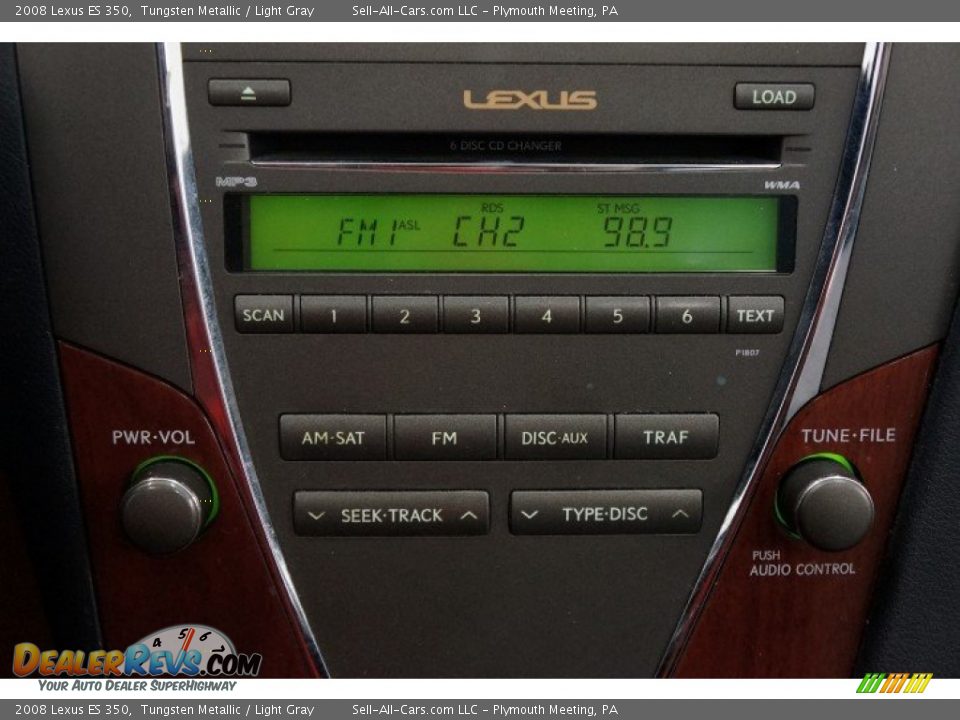 2008 Lexus ES 350 Tungsten Metallic / Light Gray Photo #33